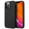 AMG Leather Hot Stamped Mercedes-AMG kryt iPhone 13 Pro černý
