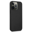 AMG Leather Hot Stamped Mercedes-AMG kryt iPhone 13 Pro černý