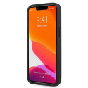 AMG Leather Hot Stamped Mercedes-AMG kryt iPhone 13 Pro černý