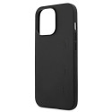 AMG Leather Hot Stamped Mercedes-AMG kryt iPhone 13 Pro černý