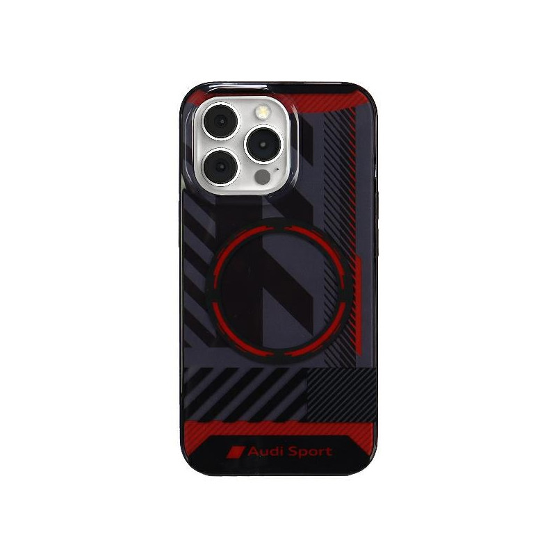Kryt Audi IML Sport MagSafe pro iPhone 13 Pro Max - černý