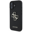 Kryt Guess Grained Big 4G Logo pro iPhone 16 - black