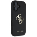 Kryt Guess Grained Big 4G Logo pro iPhone 16 - black
