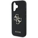 Kryt Guess Grained Big 4G Logo pro iPhone 16 - black