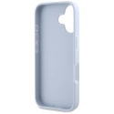 Kryt Guess Grained Big 4G Logo iPhone 16 modrý