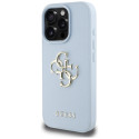 Kryt Guess Grained Big 4G Logo iPhone 16 Pro – modrá
