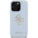 Kryt Guess Grained Big 4G Logo iPhone 16 Pro – modrá