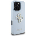 Kryt Guess Grained Big 4G Logo iPhone 16 Pro – modrá
