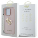 Kryt Guess GRainED Big 4G Logo pro iPhone 16 Pro - růžová