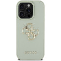 Kryt Guess Grained BIG 4G Logo pro iPhone 16 Pro - zelená