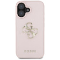 Kryt Guess 4G Logo Small Classic iPhone 16 – růžová