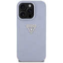 Kryt Guess 4G Pattern Triangle iPhone 16 Pro - fialová