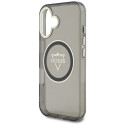 Kryt Guess IML Metal Mountain pro iPhone 16 - black