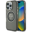 Kryt Guess IML METAL MOUNTAIN pro iPhone 16 Pro Max - black