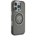 Kryt Guess IML METAL MOUNTAIN pro iPhone 16 Pro Max - black