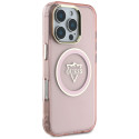 Kryt Guess IML METAL MOUNTAIN pro iPhone 16 Pro Max - růžový