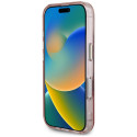 Kryt Guess IML METAL MOUNTAIN iPhone 16 - růžový