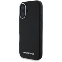 Kryt Karl Lagerfeld Saffiano pro iPhone 16 - černý