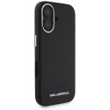 Kryt Karl Lagerfeld Saffiano pro iPhone 16 - černý