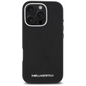 Kryt Karl Lagerfeld SAFFIANO Full Wrapped iPhone 16 Pro - černý