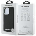 Kryt Karl Lagerfeld Saffiano MagSafe iPhone 16 Pro Max černý
