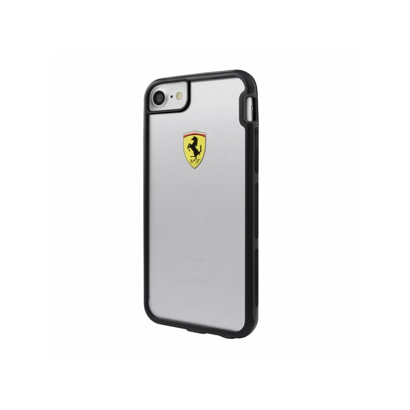 Kryt Ferrari RACING SHOCKPROOF pro iPhone 7 / 8 / SE 2020 / SE 2022 - transparentní