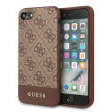 Kryt Guess 4G STRIPE pro iPhone 7/8/SE 2020/2022 - hnědý