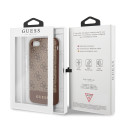 Kryt Guess 4G STRIPE pro iPhone 7/8/SE 2020/2022 - hnědý