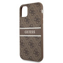 Kryt Guess 4G STRIPE pro iPhone 11 / XR - hnědý