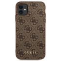 Kryt Guess 4G Metal Gold Logo pro iPhone 11 / XR - hnědý