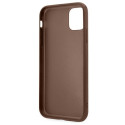 Kryt Guess 4G Metal Gold Logo pro iPhone 11 / XR - hnědý