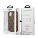 Kryt Guess 4G Metal Gold Logo pro iPhone 11 / XR - hnědý