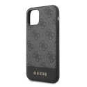 Kryt Guess 4G STRIPE pro iPhone 11 / XR - šedý
