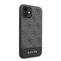 Kryt Guess 4G STRIPE pro iPhone 11 / XR - šedý