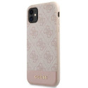 Kryt Guess 4G Stripe pro iPhone 11 / XR - růžová