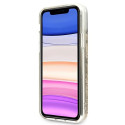 Kryt Guess 4G Big Liquid Glitter iPhone 11 / XR - zlatý