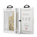 Kryt Guess 4G Big Liquid Glitter iPhone 11 / XR - zlatý