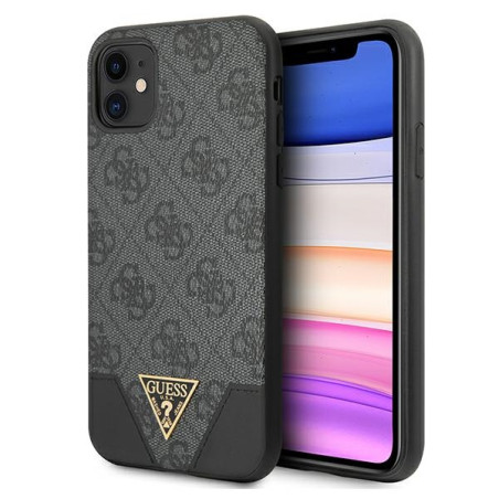 Kryt Guess 4G TRIANGLE pro iPhone 11 / XR - šedý