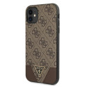 Kryt Guess 4G TRIANGLE pro iPhone 11 / XR - hnědý