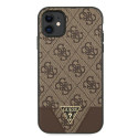 Kryt Guess 4G TRIANGLE pro iPhone 11 / XR - hnědý