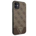Kryt Guess 4G TRIANGLE pro iPhone 11 / XR - hnědý