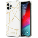 Kryt Guess Gold Chain iPhone 12 Pro Max - bílá