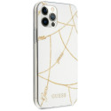 Kryt Guess Gold Chain iPhone 12 Pro Max - bílá