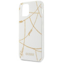 Kryt Guess Gold Chain iPhone 12 Pro Max - bílá