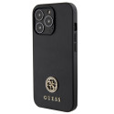 Kryt Guess Strass Metal Logo pro iPhone 13 Pro - černý