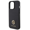 Kryt Guess Strass Metal Logo pro iPhone 13 Pro - černý
