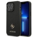 Kryt Guess SAFFIANO 4G SMALL METAL LOGO iPhone 13 Pro/13 - black