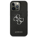 Kryt Guess SAFFIANO 4G Metal Logo pro iPhone 13 Pro - black