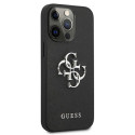 Kryt Guess SAFFIANO 4G Metal Logo pro iPhone 13 Pro - black