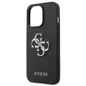 Kryt Guess SAFFIANO 4G Metal Logo pro iPhone 13 Pro - black